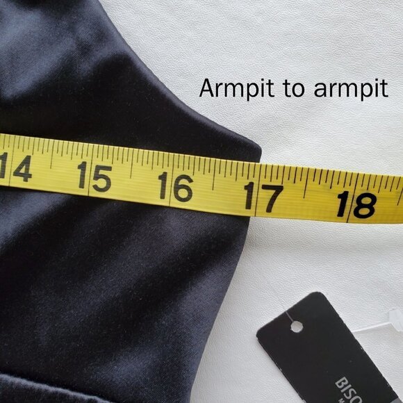 Bisou Bisou NWT Bandage Dress Black Satin Super Sexy Classy Cocktail Party Sz 10 - Picture 10 of 16